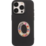 Autocollant sticker pour téléphone/tablette/ordinateur brodé en 3D pearls Rainbow - Lettre O