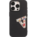 Sticker Aufkleber für Handy/Tablet/Computer 3D Pearls Regenbogen - Buchstabe V