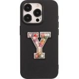 Sticker Aufkleber für Handy/Tablet/Computer 3D Pearls Regenbogen - Buchstabe Y