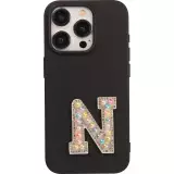 Sticker Aufkleber für Handy/Tablet/Computer 3D Pearls Multifarben - Buchstabe N