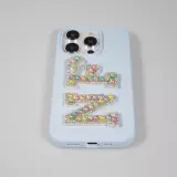 Sticker Aufkleber für Handy/Tablet/Computer 3D Pearls Multifarben - Buchstabe S