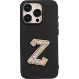 Autocollant sticker pour téléphone/tablette/ordinateur brodé en 3D pearls multi color - Lettre Z