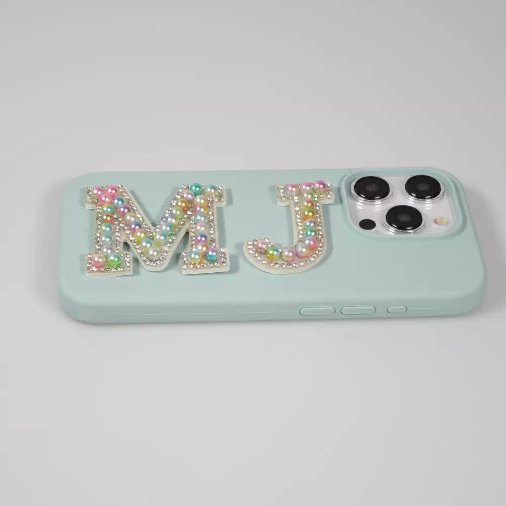 Sticker Aufkleber für Handy/Tablet/Computer 3D Pearls Multifarben - Buchstabe Z