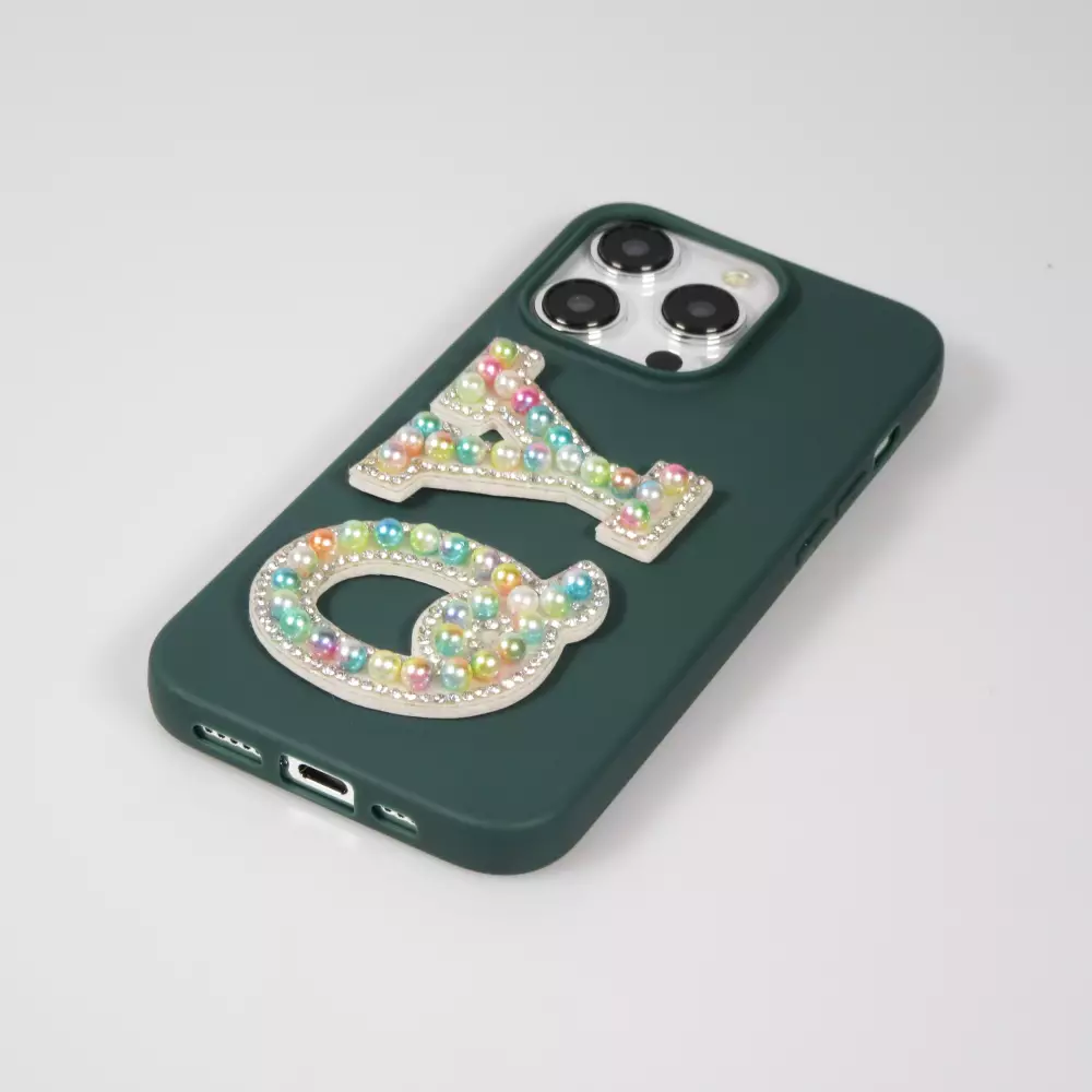 Sticker Aufkleber für Handy/Tablet/Computer 3D Pearls Multifarben - Buchstabe Z