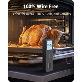 BFOUR Smart Bluetooth Thermomètre à viande BF-30 Eco-Friendly Batterie Li-Ithium Ecran LCD + APP