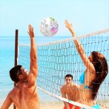 DIY Malballon f&uuml;r den Strand zum Selbercolorieren mit 4 Farbstiften - Weiss