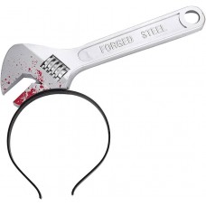 Bandeau serre-tête Halloween déguisement effrayant avec faux sang - Clé à molette