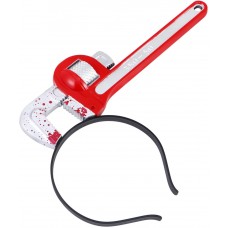 Bandeau serre-tête Halloween déguisement effrayant avec faux sang - Clé à molette rouge