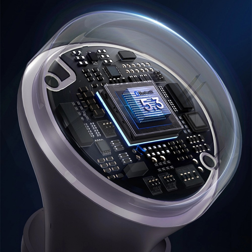 Baseus Bowie E18 Bluetooth 5.3 TWS In-Ear Kopfh&ouml;rer IPX4 mit Ladeetui - Violett