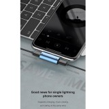 Baseus adaptateur audio converter L46 double Lightning 2x (iPhone)  - Noir