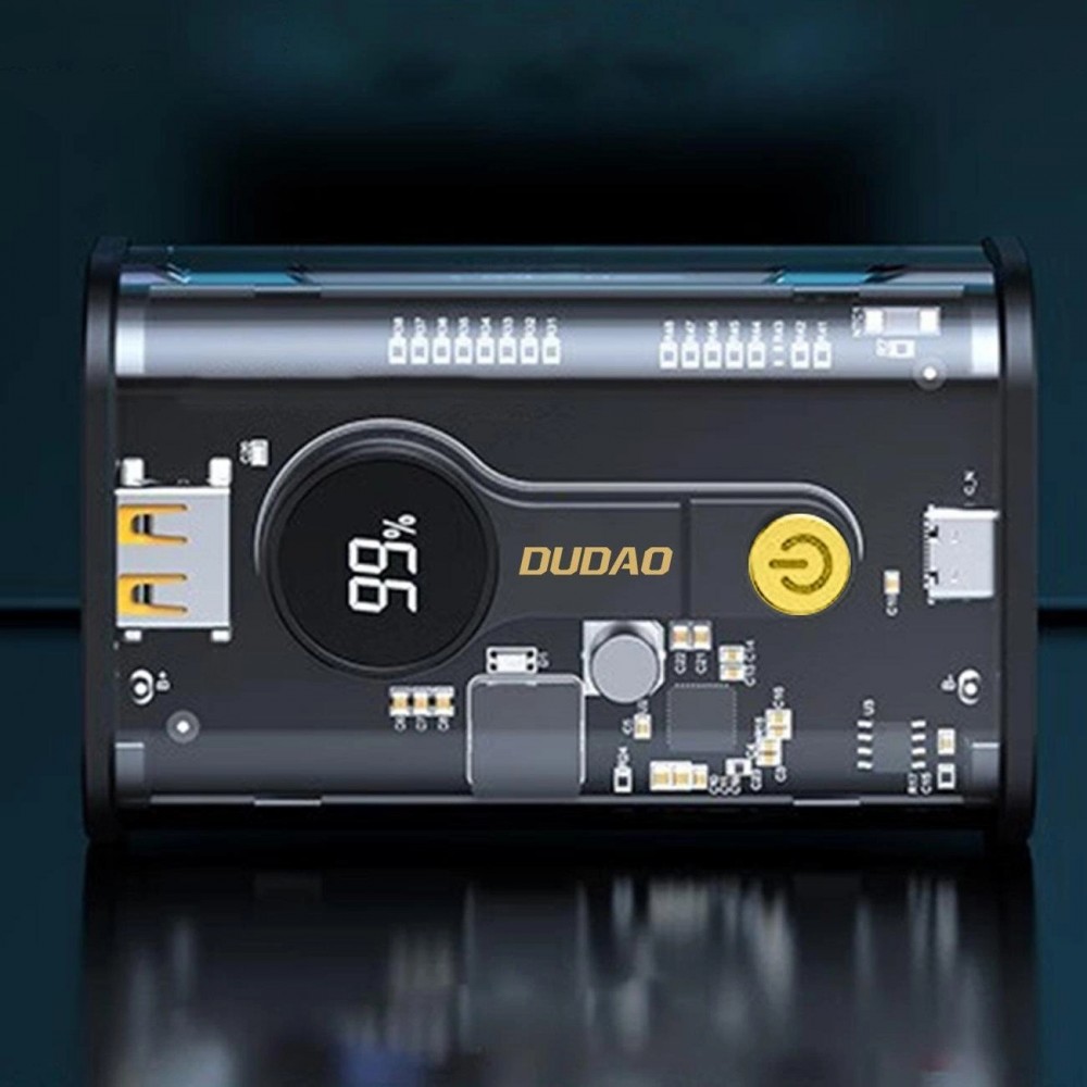 Batterie Externe 10000 mAh USB-C / USB-A 22.5W PD Dudao K16 - Noir