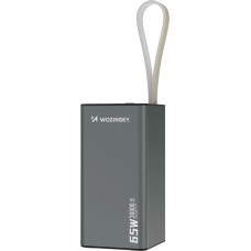 Batterie Externe Power Bank Wozinsky K65+ (65W) 30000mAh 2x USB-C 1x USB-A charge rapide - Noir