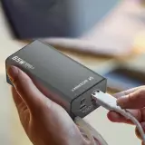 Wozinsky K65+ Power Bank 30000mAh 65W - Externe Batterie mit 2x USB-C und 1x USB-A Schnellladung - Schwarz