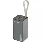 Wozinsky K65+ Power Bank 30000mAh 65W - Externe Batterie mit 2x USB-C und 1x USB-A Schnellladung - Schwarz