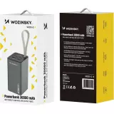 Wozinsky K65+ Power Bank 30000mAh 65W - Externe Batterie mit 2x USB-C und 1x USB-A Schnellladung - Schwarz