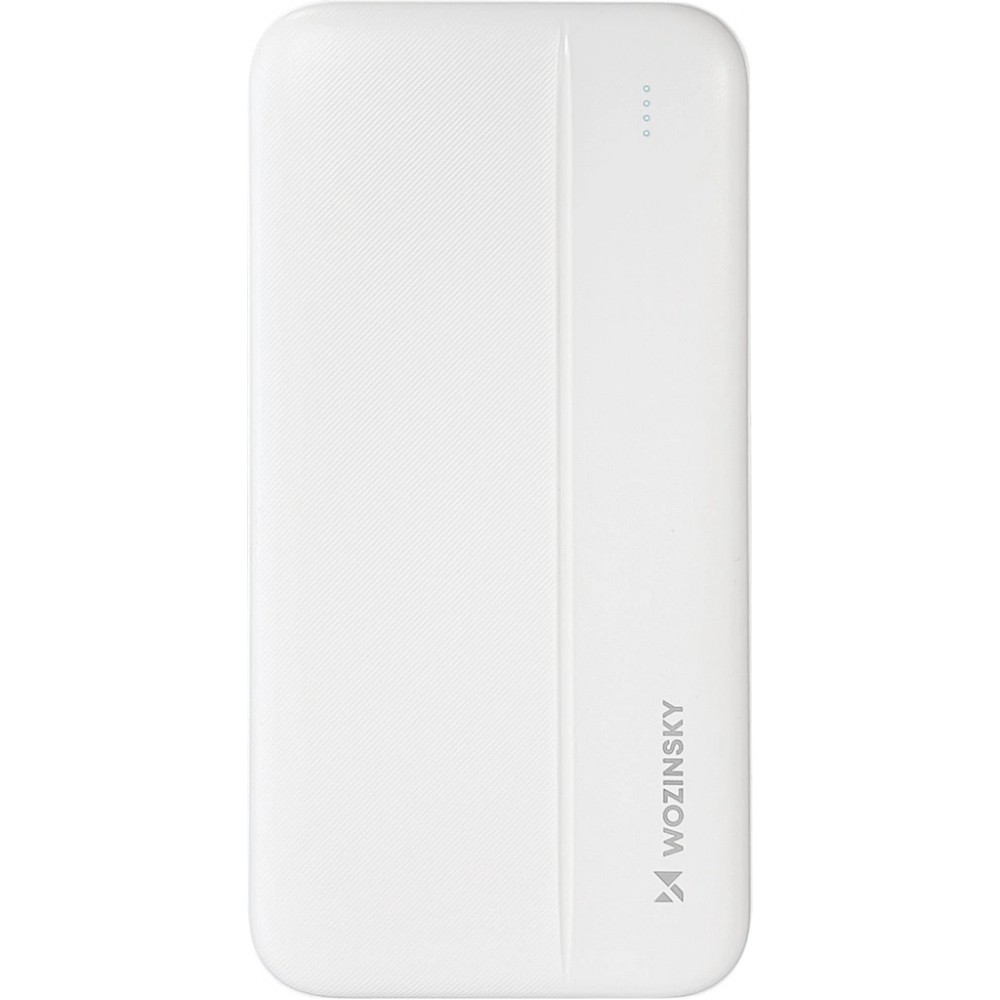 Wozinsky 10000mAh Power Bank Externe Li-Po USB-A / USB-C / Micro USB - Weiss