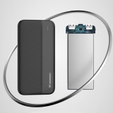 Batterie Externe Power Bank Wozinsky Li-Po 10000mAh USB-A / USB-C / Micro USB - Noir
