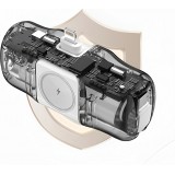 Batterie Externe Wozinsky WF16-YCS 5000mAh 15W USB-C Mini avec Câble USB-C Intégré et Chargeur Apple Watch - Blanc