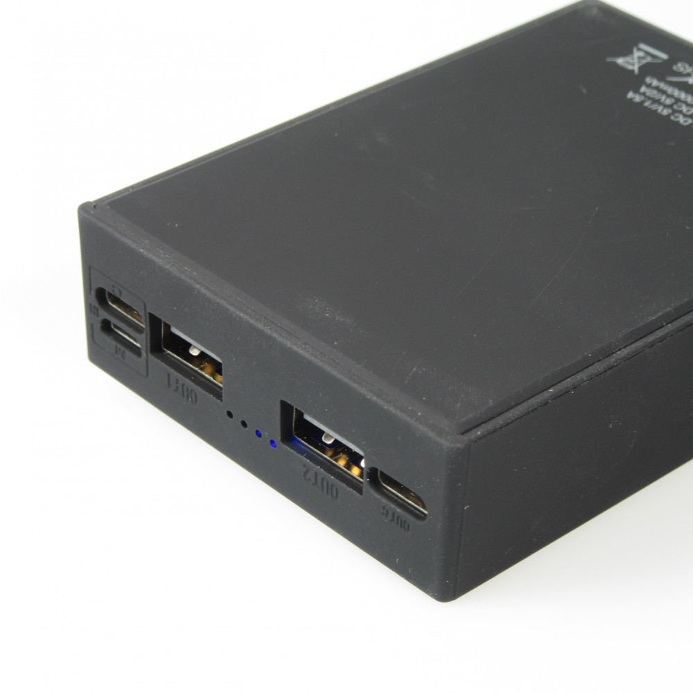 Batterie Externe Personnalisable 10 000 mAh - Power Bank avec Photo ou Logo, Compacte avec USB-C & USB-A, Idéale pour Cadeau