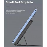 Batterie externe portable sans fil 2 en 1 MagSafe support téléphone 15W Power Bank (5000mAh) - Bleu clair