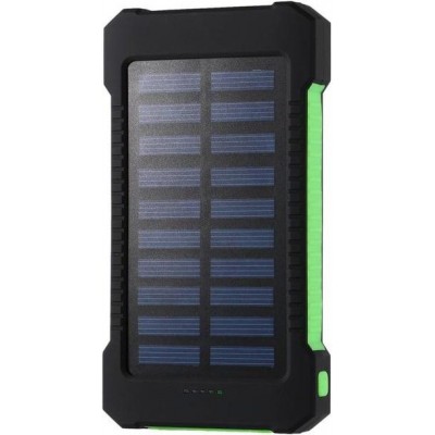 Externe Batterie Solar Power Bank mit LED Lampe 20'000 mAh und Solar Panel