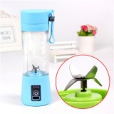 Petit blender portable / mixeur pour smoothies et shakes protéinés (380ml) - Rose