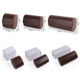 Luxuriöse und hochwertige Uhren Aufbewahrungs Box Kunstleder und weichem Uhrenkissen - 1 Uhr - Schwarz