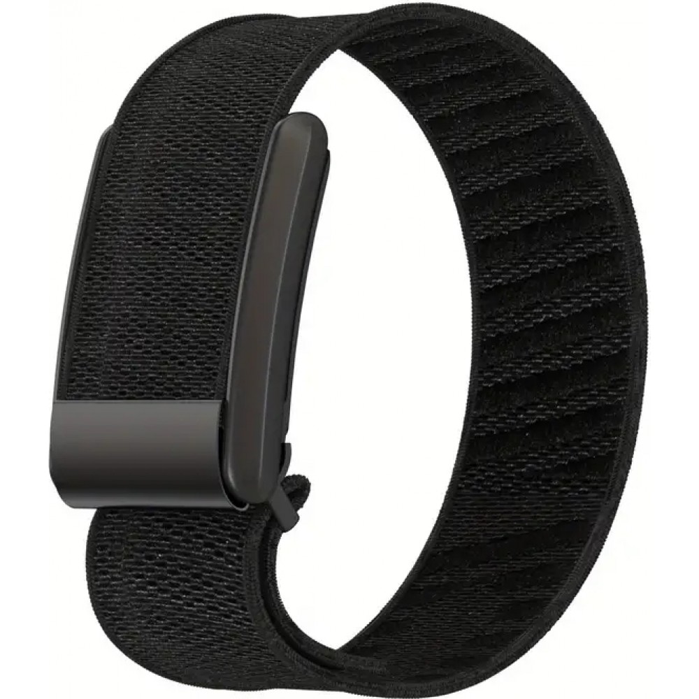 Sportarmband Whoop 4.0 verstellbares atmungsaktives Nylonband wasserdicht unisex - Schwarz