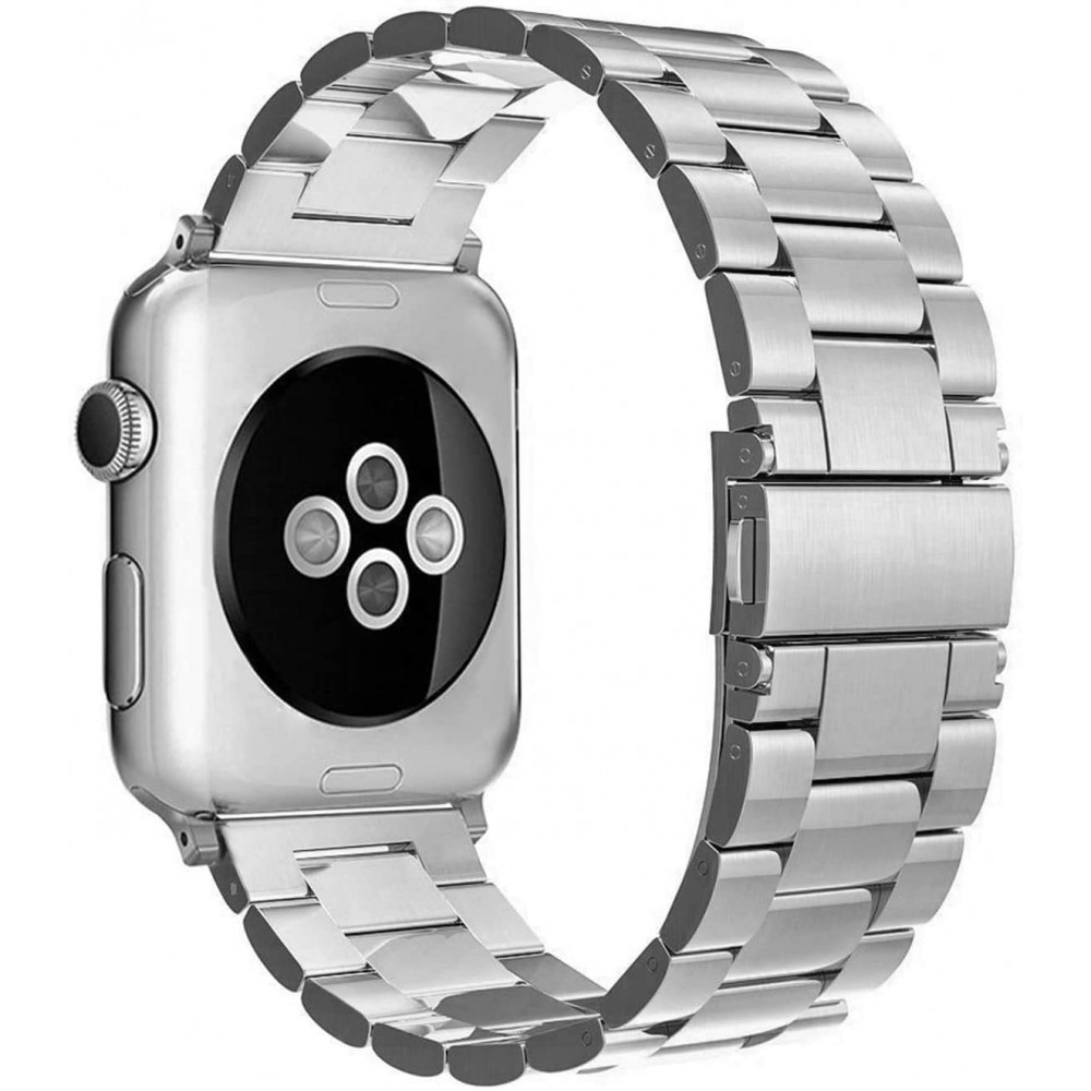 Bracelet à maillons en acier - Argent - Apple Watch 38/40/41/42 mm