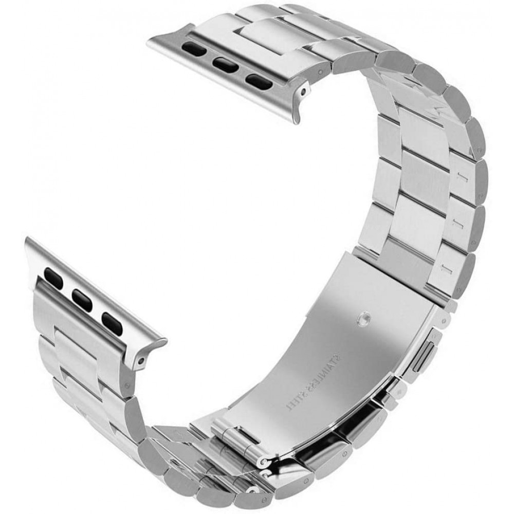Bracelet à maillons en acier - Argent - Apple Watch 38/40/41/42 mm