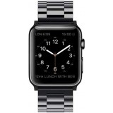 Bracelet à maillons en acier - Noir - Apple Watch 38/40/41/42 mm