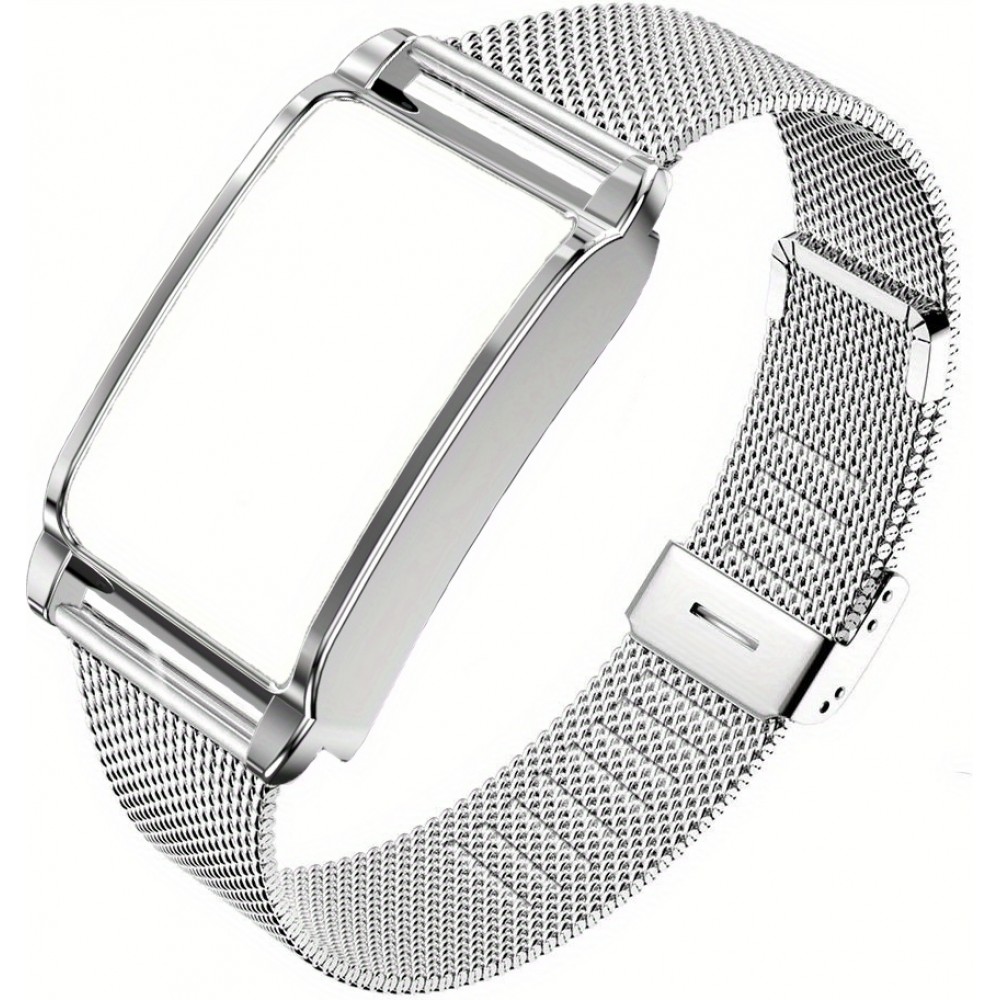 Elegantes Milanese Armband aus Edelstahl - Silber - Whoop 4.0