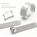Elegantes Milanese Armband aus Edelstahl - Silber - Whoop 4.0