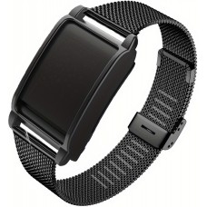 Elegantes Milanese Armband aus Edelstahl - Schwarz - Whoop 4.0
