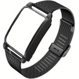 Elegantes Milanese Armband aus Edelstahl - Schwarz - Whoop 4.0