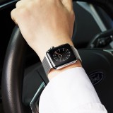 Bracelet milanais en acier argent - Apple Watch 44/45/46/49 mm