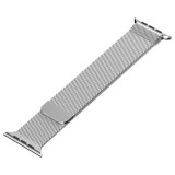 Bracelet milanais en acier argent - Apple Watch 44/45/46/49 mm