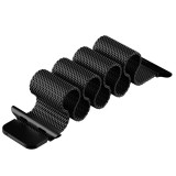 Bracelet milanais en acier noir - Apple Watch 44/45/46/49 mm