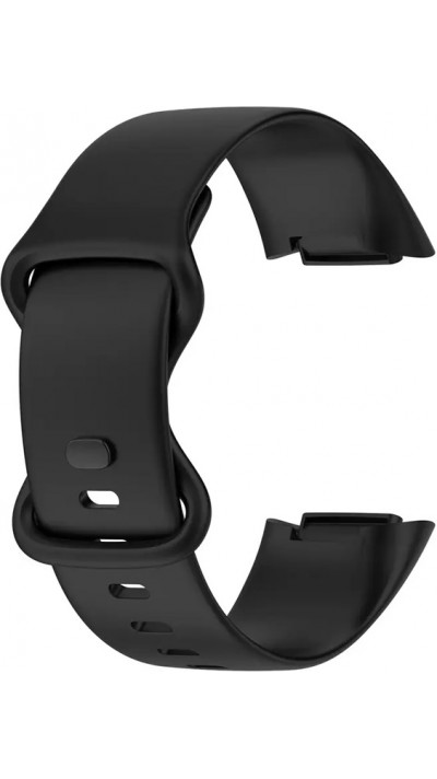 Bracelet silicone Fitbit Charge 5 / 6 - Taille L - Noir - Fitbit Charge 5 / 6