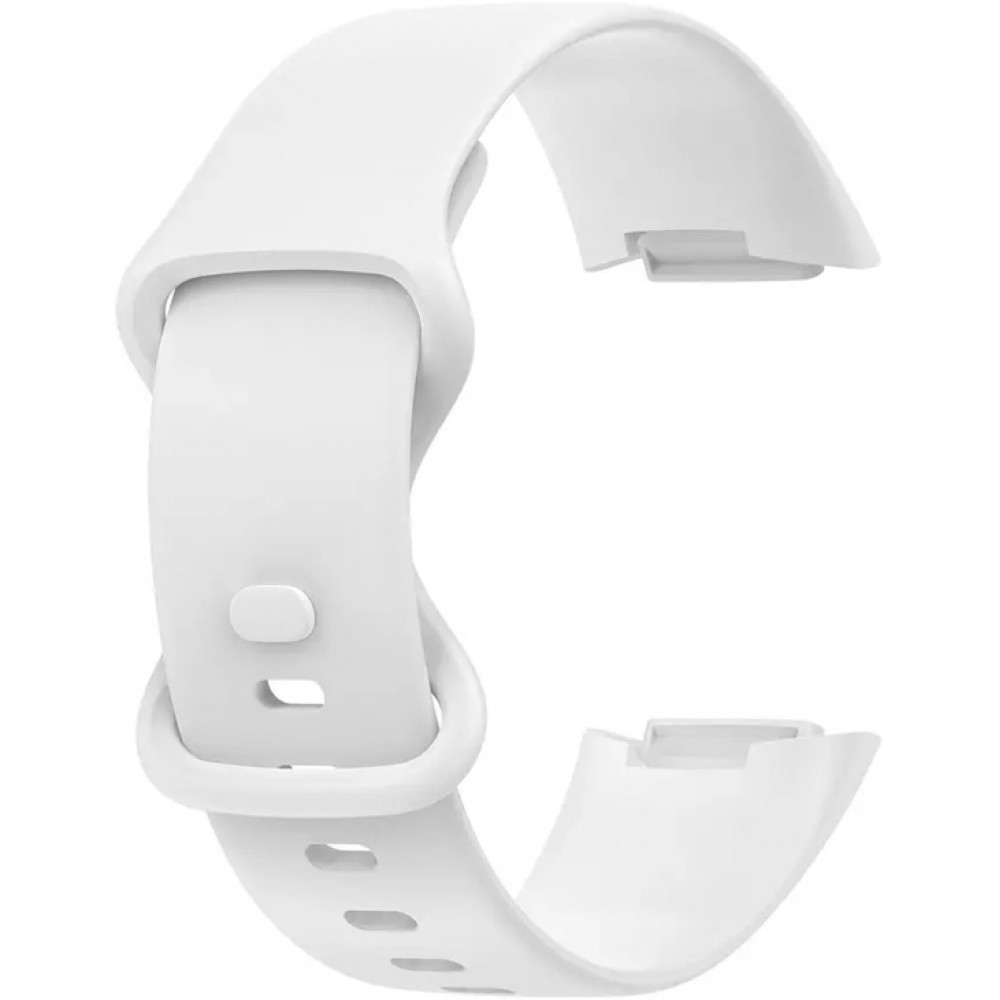 Bracelet silicone Fitbit Charge 5 / 6 - Taille S - Blanc - Fitbit Charge 5 / 6