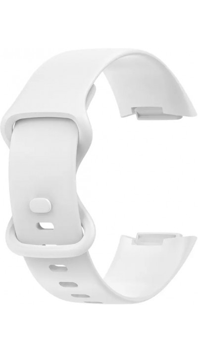 Bracelet silicone Fitbit Charge 5 - Taille S - Blanc - Fitbit Charge 5