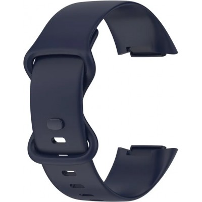 Bracelet silicone Fitbit Charge 5 / 6 - Taille S - Bleu foncé - Fitbit Charge 5 / 6