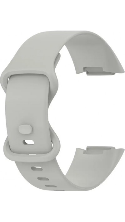 Bracelet silicone Fitbit Charge 5 / 6 - Taille S - Gris - Fitbit Charge 5 / 6