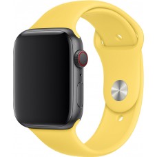 Bracelet sport en silicone jaune - Apple Watch 44/45/46/49 mm