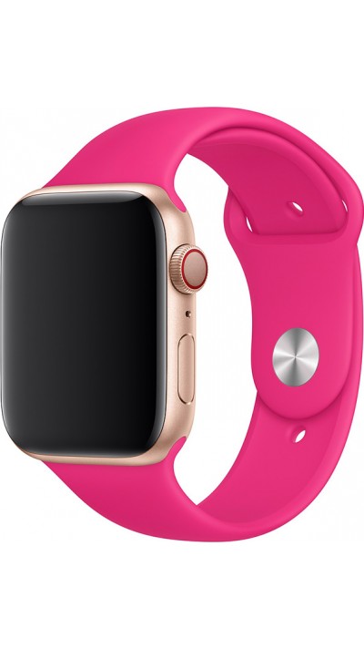 Bracelet sport en silicone rose fushia - Apple Watch 38mm / 40mm / 41mm