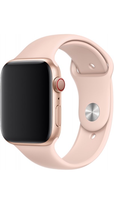 Bracelet sport en silicone - Rose clair - Apple Watch 42mm / 44mm / 45mm