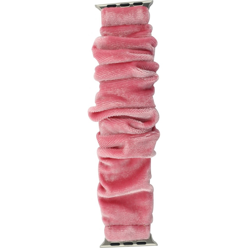 Scrunchie Stoffarmband rosa - Apple Watch 38/40/41/42 mm