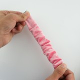 Scrunchie Stoffarmband rosa - Apple Watch 38/40/41/42 mm