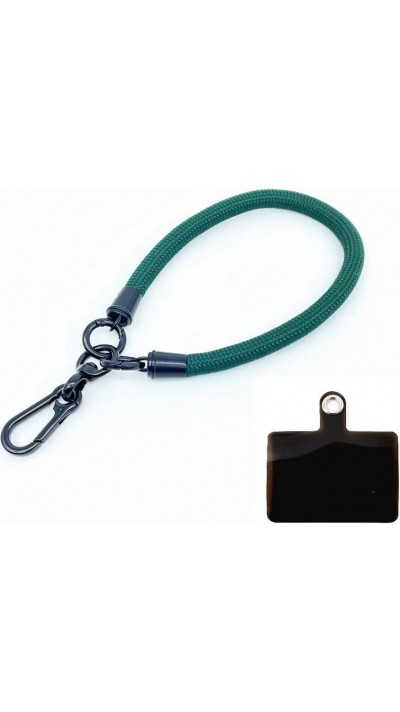 Bracelet universel attache pour coque/fourre téléphone - Vert foncé