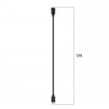 Câble Garmin chargeur USB-C universel Fast Charging (1 m) - Noir